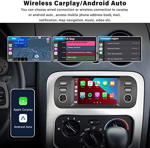 Android 11 Autó Hifi a Jeep Grand Cherokee/Dodge RAM/Chrysler 300M Vezeték nélküli Apple Carplay&Android Auto,5 Hüvelykes Autó Rádió,