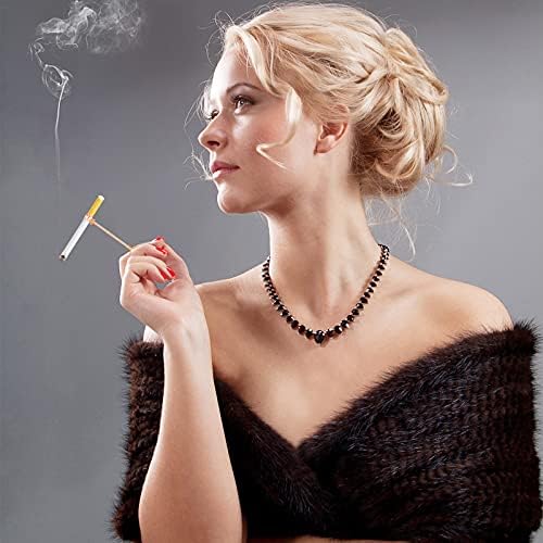 2 Csomag 0.67 Hüvelyk Dohányzom Tompa Közös Birtokosok Gyűrű Klip a Nők, Hölgyek, a füvezést, Elegáns Ujj Gyűrű Dohányos tartó Emberek,Rose&Arany