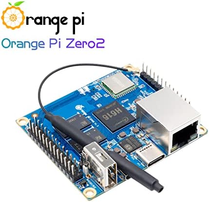 Narancs Pi Zero2 1GB Allwinner H616 Quad Core 64 Bites a 2 mb SPI Flash, Támogatott WiFi+BT5.0,Gigabit Ethernet, Nyílt Forráskódú