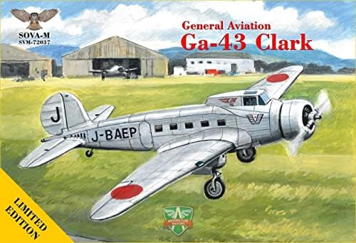 Sova Modell 72037-1/72 GA-43 Clark Utasszállító (Mandzsúriai Air Lines) Modell készlet