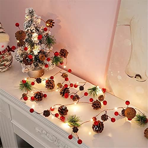 NEARTIME Karácsonyi Led Réz Drót Lámpa Toboz Lámpa String Tű Dekoratív Kis Gomba Kreatív Dekorációs Lámpa Csatlakoztassa a Karácsonyi