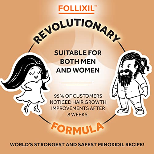 FOLLIXIL 5% - os Minoxidil Hab, illetve a 6 az 1-ben Szakáll Növekedése Készlet