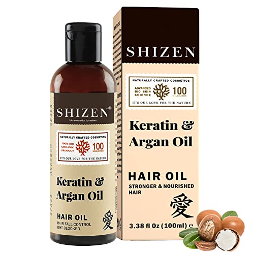 Shizen miatt, BIO-KOZMETIKUMOK a TERMÉSZET Keratin & Argan Haj olaj Mélyen Táplálja A Száraz, Sérült haj Paraben & - Szulfát-Mentes,
