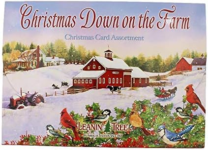 Leanin' Fa, A Karácsony A Farmon Karácsonyi Kártya A Választék