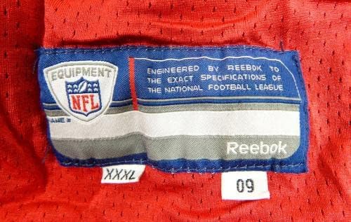 2009-ben a San Francisco 49ers 60 Játékban Használt Piros Gyakorlat Jersey-XXXL DP33502 - Aláíratlan NFL Játék Használt Mezek