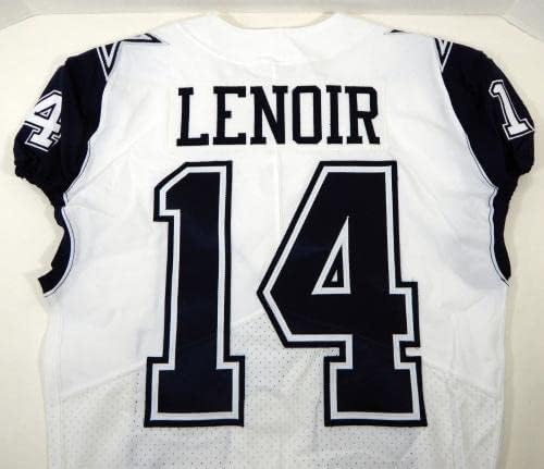 Dallas Cowboys Lance Lenior 14 Játék Kiadott Fehér Jersey Szín Rush DP09424 - Aláíratlan NFL Játék Használt Mezek