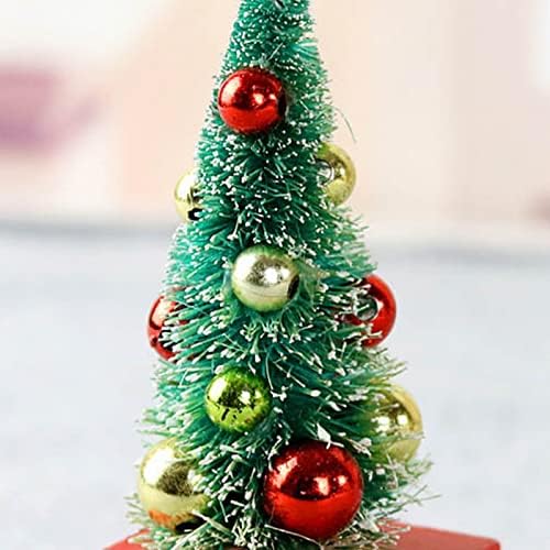 Mesterséges Mini Karácsonyfa Fából Készült Alappal Szizál Fa Karácsonyi Labdát Candy Díszítő Fél Lakberendezés Vintage Dísz Készlet