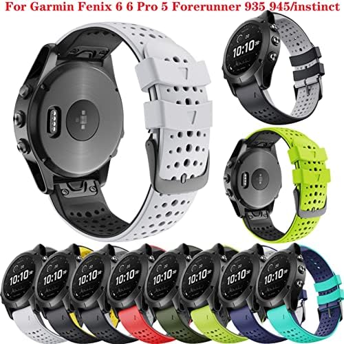VEVEL 22mm Quickfit Watchband A Garmin Fenix 7 6 6Pro 5 5Plus Szilikon Sáv A Megközelítés S60 S62 forerunner 935 945 Csuklópántot
