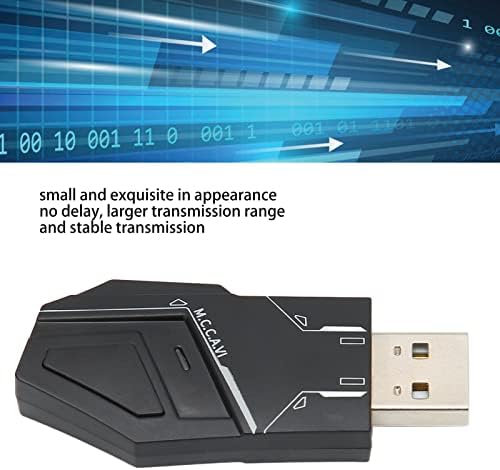 Vezeték nélküli Kontroller Adapter, Gyönyörű USB Plug and Play Hordozható, Vezeték nélküli Kontroller Adapter PC