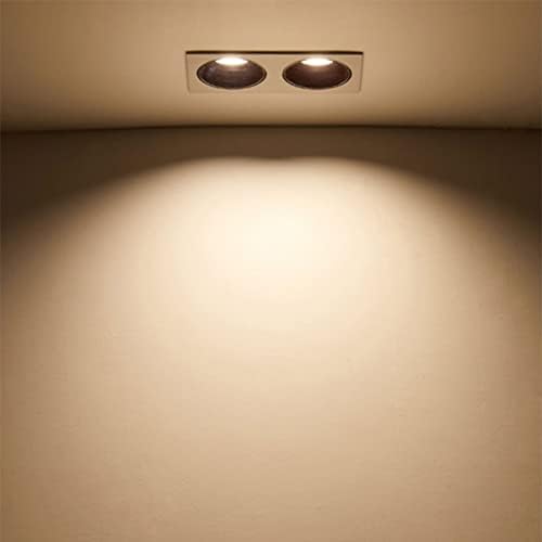 SDUYTDG 8-Pack LED-es Téglalap Utólag Süllyesztett Mennyezeti lámpa, Mély Kupa Canless Beépíthető Bika Szeme Fény 14W/24W Csere Reflektorok