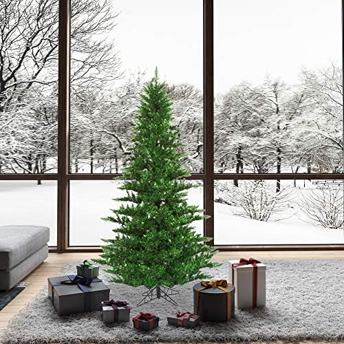 Vickerman 6.5' Csillogó Zöld Fenyő Mesterséges Karácsonyfa, Kivilágítatlan - Ál Zöld Karácsonyfa - Szezonális Beltéri Lakberendezés