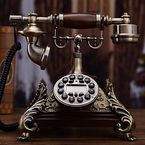 Counyball Retro Telefon Nappali Dekoráció Otthoni Irodai Vezetékes Forgó Asztal Európai Amerikai Klasszikus Tárcsa Stílus
