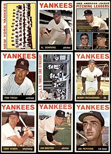 1964 Topps New York Yankees Közelében Csapat Set New York Yankees (Set) VG/EX Yankees