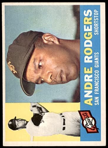 1960 Topps 431 Andre Rodgers a San Francisco Giants (Baseball Kártya) EX Óriások