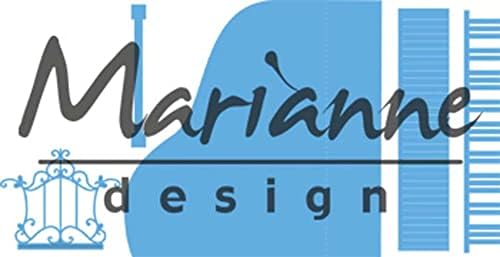 Marianne Design Creatables Zongora Meghalni, Fém, Kék, 18.6 x 16.4 x 0.2 cm