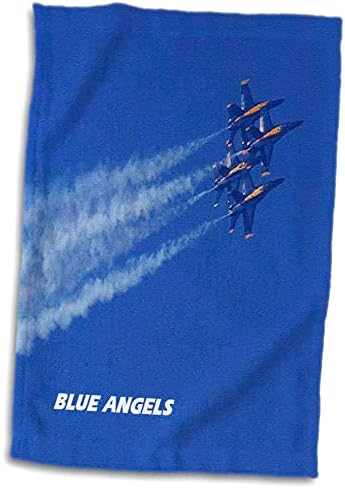 3dRose Florence Transzfer - Kék Angyal Repül A Kondenzcsíkok - Törölköző (twl-46550-1)