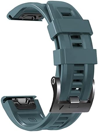 a Garmin Fenix 7 7X 6X 5X Watchband 22 26mm Karkötőt Fenix 6 Pro 5 Plusz Csat Szilikon Gyors Csere Csukló Szíj (Szín : Kék Tó,
