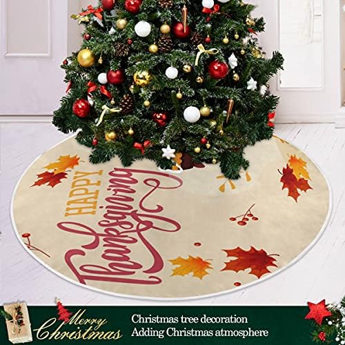 ALAZA karácsonyfa Szoknya Dekoráció,Kis Mini Szoknya Fa Dísz 35.4 Hüvelyk Boldog Hálaadás Napi Pulyka, Sütőtök(1) a Hálaadás