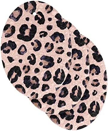 ALAZA Akvarell Állat Snow Leopard Rózsaszín Bézs Természetes Szivacs Konyha Cellulóz Szivacs Mosogatás Mosás, Fürdőszoba, Háztartási, Nem Karcolás