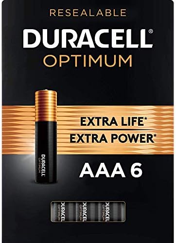 Duracell Optimális AAA Elem | 6 Szám | Tartós aaa Akkumulátor | Alkáli AAA Akkumulátor & Coppertop AA Elem, Alkáli, 8 Csomag