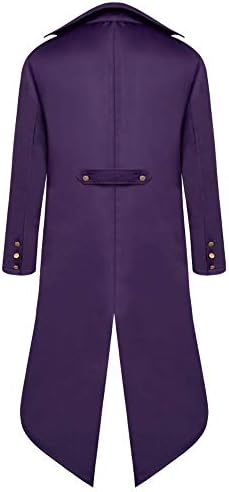 iOPQO Mens Zip Fleece jacket Férfi Kabát Frakk Kabát Gótikus Ruha Kabát Kosztüm Praty Outwear Nylon Kabátok Férfi