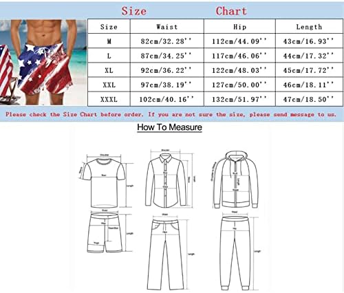 Ruházat Férfi ruházat, Divat Alkalmi Nyári Függetlenség Napja 3D Nyomtatás Lélegző Mesh Nyomtatott Beach Nadrág 5 Tábla