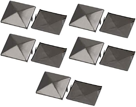Új Lon0167 10db 35 mm-es Négyzet Alakú Papír Brad Ezüst Szürke a Scrapbooking DIY Kézműves(10db 35mm quadratisches Papier