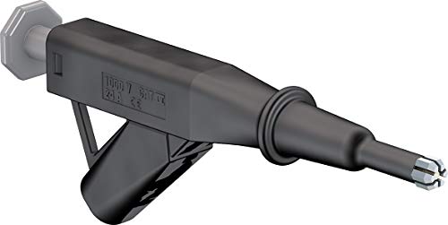 Multi-Contact 66.9055-21 Staubli Elektromos Csatlakozó Adapter, 4 mm-es, Fekete (Csomag 20)