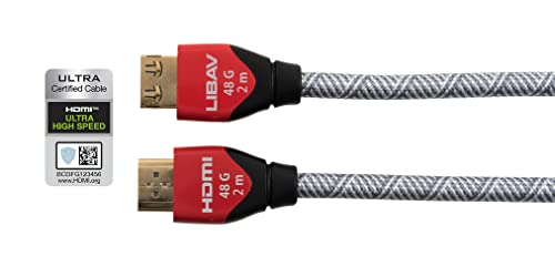 Szabadság Intergalaktikus Ultra High Speed HDMI™ Sorozat Kábel 2.0 M 6ft, Ultra-Igazolt Támogatását 48gbps 8K/10K, HDR formátumok, eARC