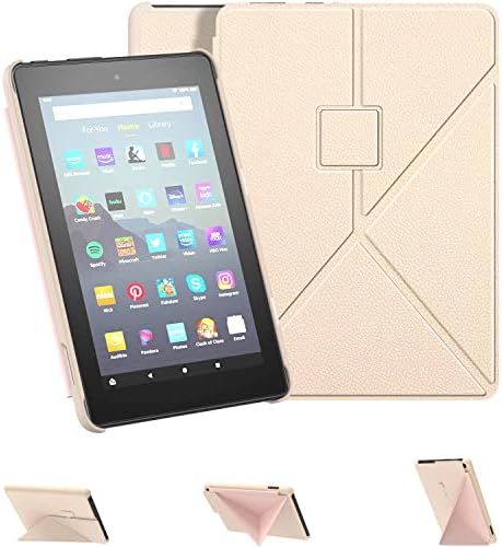 E NETTÓ-CASE Kindle Fire 7 Tabletta (2022 Kiadás-12 Generációs) Legújabb Modell, 7, Függőleges Áll az Esetben az Auto Wake/Sleep Funkció
