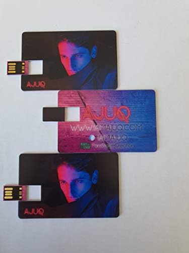 AJUQ Hivatalos Gyűjthető Hitelkártya Alakú USB Flash Meghajtó