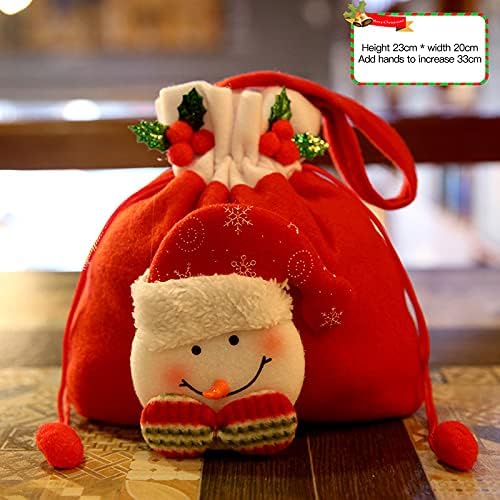 28Y42S Karácsonyi Dekoráció Candy táska Nagyon Alkalmas, Mint Fél Ajándékokat, S karácsonyfa Díszek
