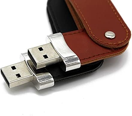N/USB pendrive 64 gb-os Bőr Fém Kulcstartó USB 2.0, 32 gb, 16 gb 8 gb 4 gb-os Memory Stick Meghajtó Memória (Kapacitás :