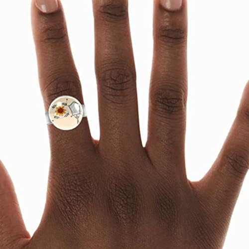Aranyozott Gyűrű a Nők, Elegáns Állítható Nyílt Végű Gyűrű, Rajzfilm Óceán Állat Vörös Csillag