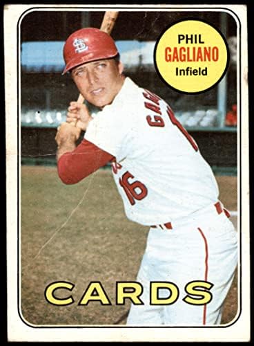 1969 Topps 609 Phil Gagliano St. Louis Cardinals (Baseball Kártya) FAIR Bíborosok