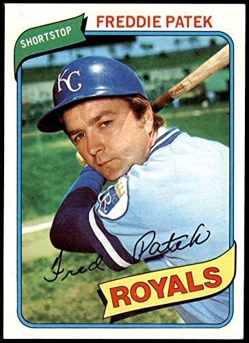 1980 Topps 705 Freddie Patek Kansas City Royals (Baseball Kártya) NM/MT+ Uralkodók