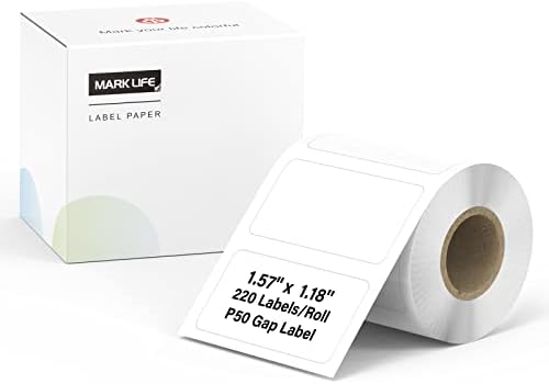 MARKLIFE címkéző Gép 2 Felvételeket Vonalkód Címke Nyomtató - Mini Hordozható Bluetooth Termikus Címkéző a Cím Ruházat, Ékszerek