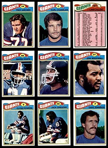 1977 Topps New York Giants Csapata Set New York Giants-FB (Set) VG/EX+ Óriások-FB