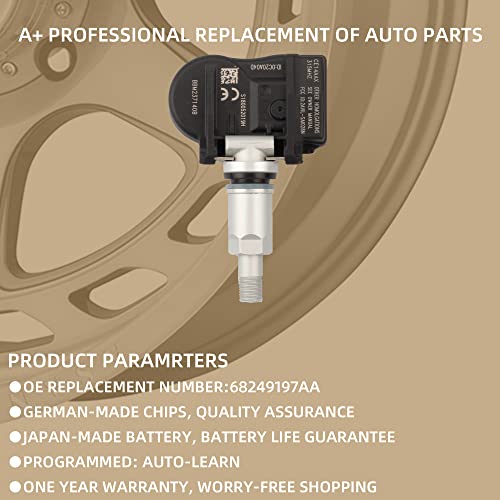 Dasbecan Készlet 4 TPMS-guminyomás-Ellenőrző Rendszer-Érzékelővel Kompatibilis Mazda 2 3 5 6 MX-5 Miata CX-7 CX-9 RX-8 2003-2014 Helyettesíti
