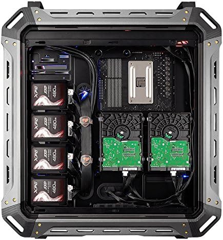 PUMA Páncélos Max Végső Full Tower Gaming Eset & CoolerMaster MasterLiquid ML240L RGB V2, Közel-Hurok AIO CPU-Folyadék Hűtő(legnagyobb