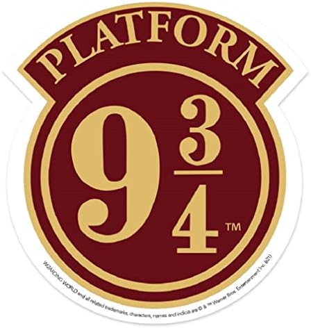 Papír Ház Produkciók Harry Potter Roxfort Platform 9 3/4 Kivágott 3.6 Vinyl Matrica