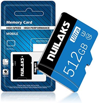 512 gb-os Micro SD Memória Kártya, Class 10-es nagysebességű Ultra microSDXC Android Telefon/SZÁMÍTÓGÉP/Számítógép/Biztonsági Kamera/Autó