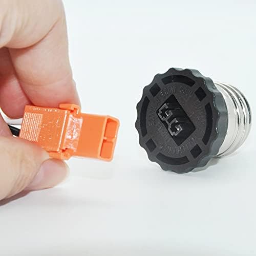 E26 Lámpa Foglalat Adapter,Közepes Csavar Lámpa Foglalat Pigtail Led Mennyezeti lámpa Beépíthető Utólag Adapter (8-as Csomag)