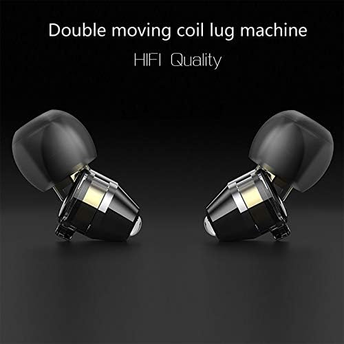 LTXHorde in-Ear Vezetékes Füldugó Egyedülálló-Fül Dual Driver Mély Basszus a Mikrofon-Ergonomikus Füldugó Alkalmas Audio Berendezések,