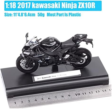 SRJCWB Öntés Modell 1:18 Kawasaki 2017 Ninja ZX10-RR Meghalni Öntött Fém Modell Motoros Játék Gyűjtemény Motoros Modell