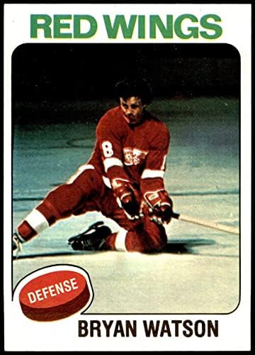 1975 Topps 31 Bryan Watson Detroit Red Wings (Hoki-Kártya) NM Vörös Szárnyak