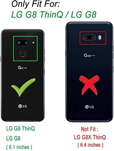 YmhxcY Kompatibilis az LG G8/G8 Dolognál Esetben, a HD kijelző Védő fólia,360 fokban Forgatható Gyűrű Kitámasztó Jogosultja Kettős Réteg