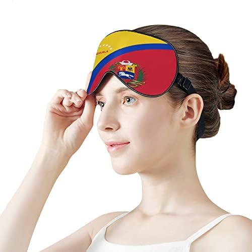 Venezuelai Zászló Alszik Kendőt Maszk Aranyos Szem Árnyék Fedél Állítható Pánt a Nők a Férfiak Éjszaka