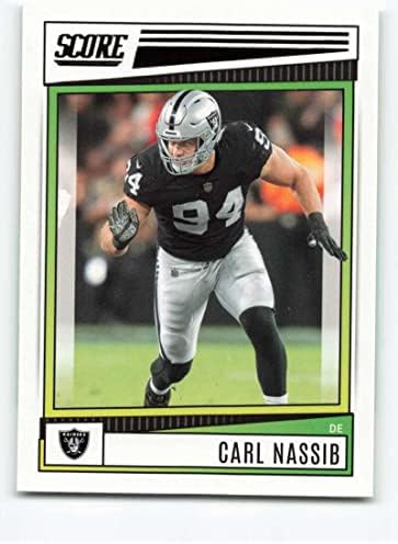 2022 Pontszám 129 Carl Nassib NM-MT Las Vegas Raiders Futball NFL -