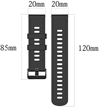 KAVJU 22 20mm Puha Szilikon Pánt 20mm 22mm Univerzális Csere Zenekar Watchband